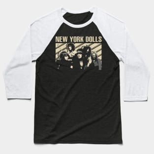 Soundtrack Of Rebellion New York Dolls' Photo Anthems Baseball T-Shirt